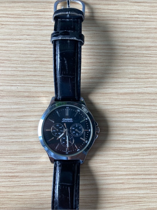 Casio Other - Casio Black Men's Dress Watch with Silver Case